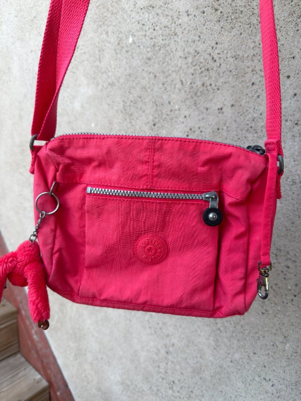 Kipling WES Crossbody Bag Hydrangea Pink